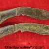 Nepalese, Gurkha, Kukri, Knife, Set, original, collectible, Nepal, Knives, 2, smaller, small, combo, combination, steel, curved, real, old, vintage
