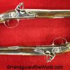 Salese a Bordeaux, Single Shot, Flintlock, Pistol, Pair, antique, collectible, non FFL, non-FFL, French, France, Flint lock, handgun, brace, Salese