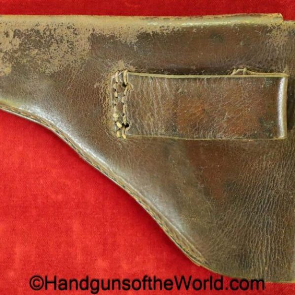 Sauer, 1913, 7.65, Holster, Kriegsmarine, Brown, leather, German, Naval, Eagle M, E/M, Eagle/M, original, collectible, Germany, WWII, WW2, handgun, pistol