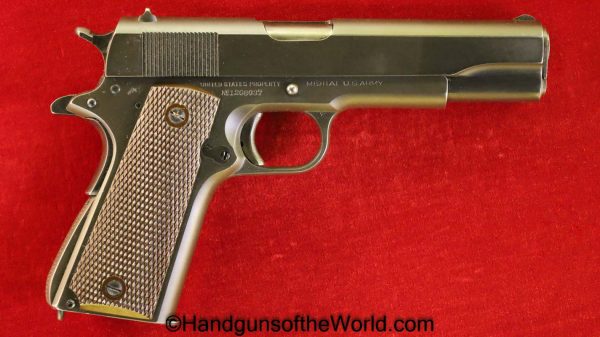 Colt, 1911A1, .45acp, US, Army, 1943, handgun, pistol, C&R, collectible, 1911, Americana, American, 45, .45, acp, auto, WWII, WW2, model, USA, vintage