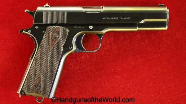 Colt, 1911, .45acp, US, Army, 1913, handgun, pistol, C&R, collectible, restored, Americana, American, 45, .45, acp, auto, Model, hand gun, boxed, Early