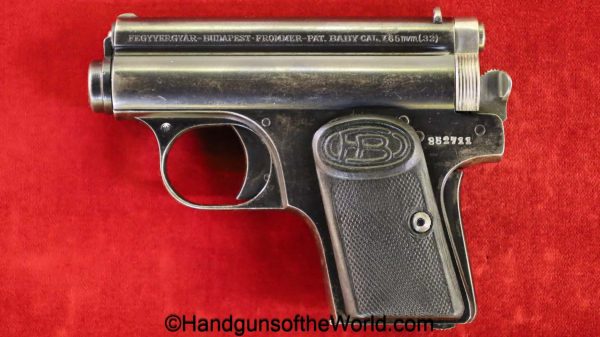 Frommer, Baby, 7.65mm, Hungarian, Proofed, Hungary, handgun, pistol, C&R, collectible, Pocket, VP, Vest Pocket, 7.65, 32, .32, acp, auto, Stop