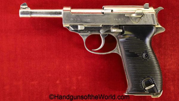 Walther, Spree Werk, P-38, 9mm, German, WWII, Germany, WW2, handgun, pistol, C&R, collectible, Spreewerk, P38, P 38, P.38, hand gun, GI, Bringback