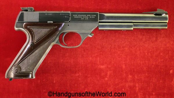 High Standard, Model S-101, .22lr, US, Military, Hi Standard, Hi-Standard, S-101, S101, S 101, 22, .22, 22lr, handgun, pistol, C&R, collectible, model