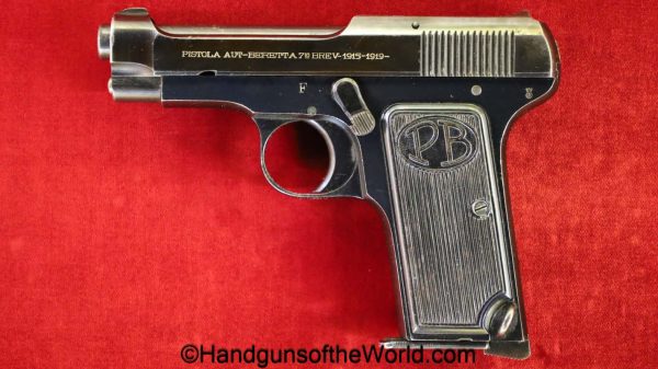 Beretta, 1915-1919, 7.65mm, Italian, Proofed, Italy, handgun, C&R, pistol, collectible, 1922, 32, .32, acp, auto, 7.65, Pocket, Model, 1915, 1919