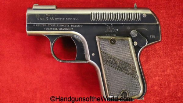 Bayard, 1908, 7.65mm, German, WWI, Germany, WW1, handgun, pistol, C&R, collectible, Pocket, VP, Vest Pocket, Model, Belgian, Belgium, 32, .32, acp, auto, 7.65
