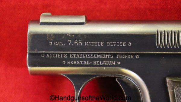 Bayard, 1908, 7.65mm, German, WWI, Germany, WW1, handgun, pistol, C&R, collectible, Pocket, VP, Vest Pocket, Model, Belgian, Belgium, 32, .32, acp, auto, 7.65