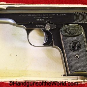 Gabilondo Y Urresti, Bufalo, 7.65mm, with Original Box, Boxed, with Box, handgun, pistol, C&R, collectible, 7.65, 32, .32, acp, auto, Pocket, Spain, Spanish