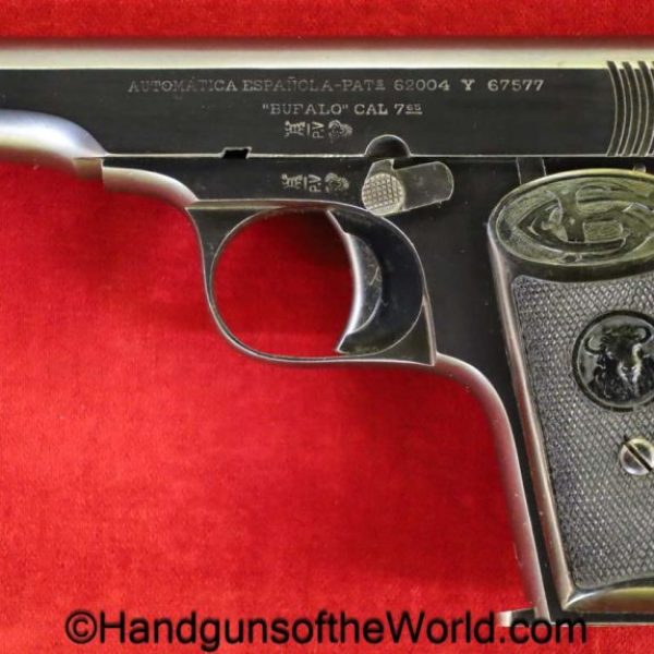 Gabilondo Y Urresti, Bufalo, 7.65mm, with Original Box, Boxed, with Box, handgun, pistol, C&R, collectible, 7.65, 32, .32, acp, auto, Pocket, Spain, Spanish