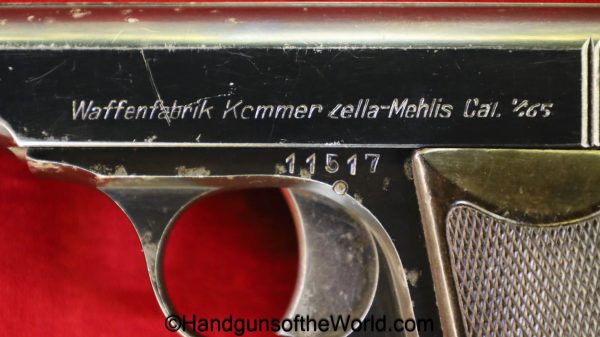 Kommer, Model IV, 7.65mm, German, Eagle N, Proofed, E/N, Eagle/N, Germany, WWII, WW2, Model 4, pocket, Model, IV, 4, 7.65, 32, .32, acp, auto