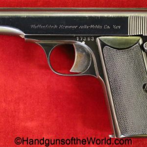 Kommer, Model IV, 7.65mm, German, Eagle N, Proofed, E/N, Eagle/N, Germany, WWII, WW2, handgun, pistol, C&R, collectible, Model, 4, IV, Model 4, Pocket