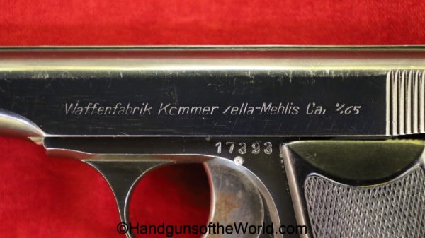 Kommer, Model IV, 7.65mm, German, Eagle N, Proofed, E/N, Eagle/N, Germany, WWII, WW2, handgun, pistol, C&R, collectible, Model, 4, IV, Model 4, Pocket