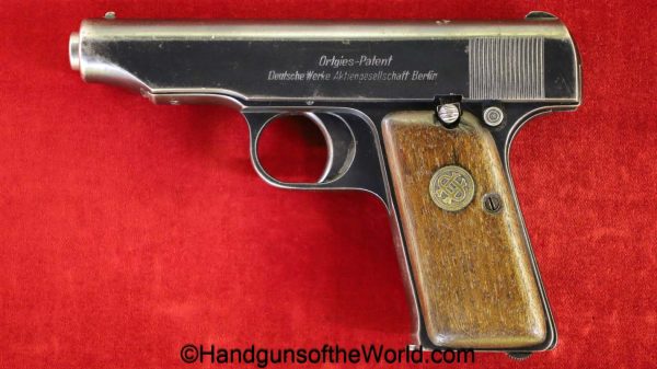 Ortgies, Pocket, 7.65mm, German, WWI, Germany, WW1, handgun, pistol, C&R, collectible, 7.65, 32, .32, acp, auto, hand gun, vintage, rare, classic