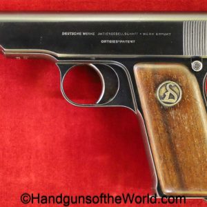 Ortgies, Pocket, 7.65mm, Made in Germany, German, Germany, handgun, pistol, C&R, collectible, 7.65, 32, .32, acp, auto, vintage, old, hand gun