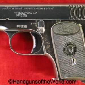 Gabilondo y Urresti, Bufalo, Vest Pocket, 6.35mm, VP, handgun, pistol, C&R, collectible, Spain, Spanish, 6.35, 25, .25, acp, auto, Llama, hand gun
