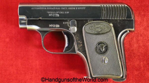 Gabilondo y Urresti, Bufalo, Vest Pocket, 6.35mm, VP, handgun, pistol, C&R, collectible, Spain, Spanish, 6.35, 25, .25, acp, auto, Llama, hand gun