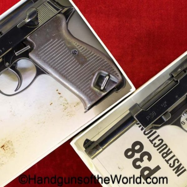 Mauser, P-38, SVW 46, 9mm, Rare, L Suffix, Consecutive Pair, Consecutive, Set, Pair, handgun, pistol, C&R, collectible, svw, 46, 1946, P38, P 38, P.38