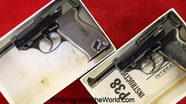 Mauser, P-38, SVW 46, 9mm, Rare, L Suffix, Consecutive Pair, Consecutive, Set, Pair, handgun, pistol, C&R, collectible, svw, 46, 1946, P38, P 38, P.38