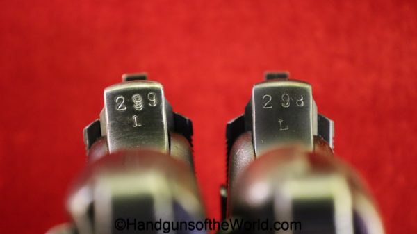 Mauser, P-38, SVW 46, 9mm, Rare, L Suffix, Consecutive Pair, Consecutive, Set, Pair, handgun, pistol, C&R, collectible, svw, 46, 1946, P38, P 38, P.38