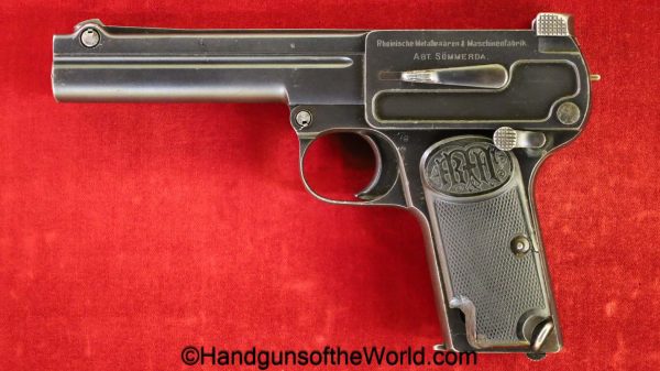 Dreyse, 1910, 9mm, Matching Magazine, Matching Mag, German, Germany, WWI, WW1, handgun, pistol, C&R, collectible, Model, Matching Clip, hand gun