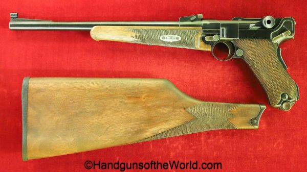 DWM, 1902, Carbine, .30, with Stock, 30, Old Model, Old, Model, German, Germany, handgun, pistol, C&R, collectible, 7.65, 7.65mm, Para, Parabellum, P