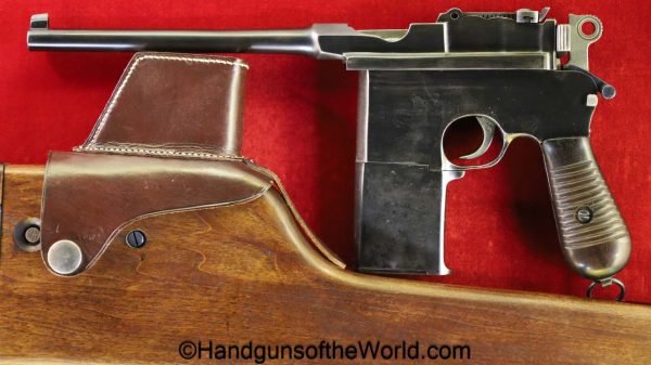 Chinese, 1896, Broomhandle, 7.63mm, 20 shot, Mock up, with Stock, Stocked, handgun, pistol, C&R, collectible, C96, 7.63, China, 20, Shot, Warlord, War Lord