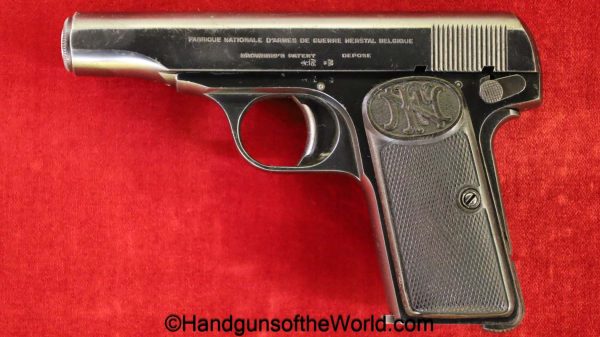 FN, Browning, 1910, 7.65mm, Japanese, Contract, with Holster, with Letter, Published, handgun, pistol, C&R, collectible, Japan, Belgian, Belgium, 32, .32