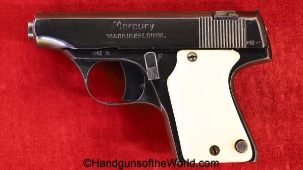 Mercury, Model 125B, .25, Mint, in Box, Boxed, Belgian, Belgium, handgun, pistol, C&R, collectible, VP, Vest Pocket, 125, B, 25, 6.35, 6.35mm, acp, auto