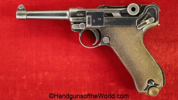 Erfurt, 1918, P.08, Luger, 9mm, German, WWI, WW1, Germany, handgun, pistol, C&R, collectible, P08, P 08, P-08, Matching Magazine, Matching Mag, Matching Clip