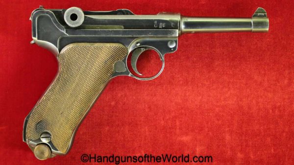 Erfurt, 1918, P.08, Luger, 9mm, German, WWI, WW1, Germany, handgun, pistol, C&R, collectible, P08, P 08, P-08, Matching Magazine, Matching Mag, Matching Clip