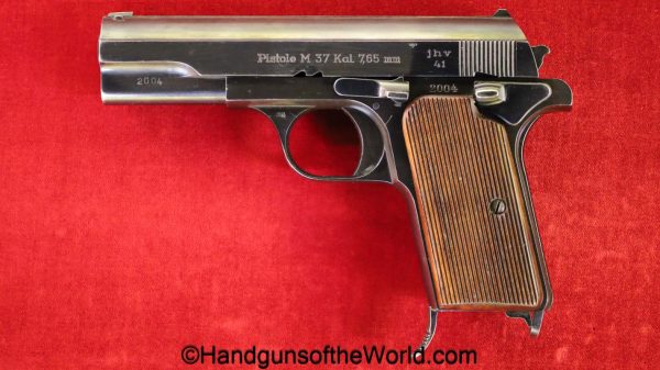 Femaru, P.Mod 37, 7.65mm, Very Early, JHV 41, WWII, WW2, German, Germany, handgun, pistol, C&R, collectible, jhv, 41, 1941, pocket, 7.65, 32, .32, acp, auto