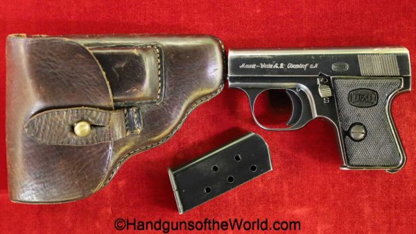 Mauser, WTPII, 6.35mm, Full Rig, German, Germany, handgun, pistol, C&R, collectible, VP, Vest Pocket, WTP, II, 2, WTP-II, WTP II, 6.35, 25, .25, acp, auto