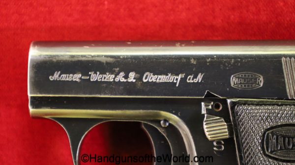 Mauser, WTPII, 6.35mm, Full Rig, German, Germany, handgun, pistol, C&R, collectible, VP, Vest Pocket, WTP, II, 2, WTP-II, WTP II, 6.35, 25, .25, acp, auto
