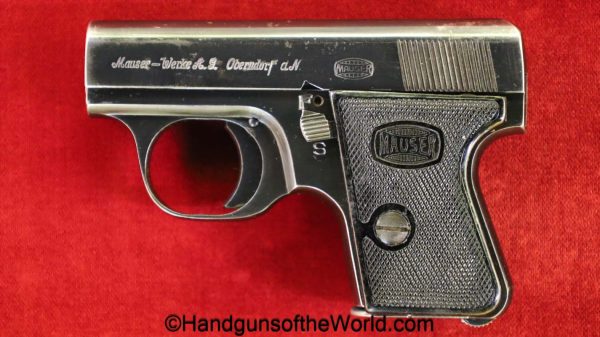 Mauser, WTPII, 6.35mm, Full Rig, German, Germany, handgun, pistol, C&R, collectible, VP, Vest Pocket, WTP, II, 2, WTP-II, WTP II, 6.35, 25, .25, acp, auto