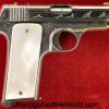 Spanish, Ruby, 7.65mm, Factory Engraved, Factory Nickel, Pearl Grips, handgun, pistol, C&R, collectible, pocket, 7.65, 32, .32, acp, auto, Spain, 1927