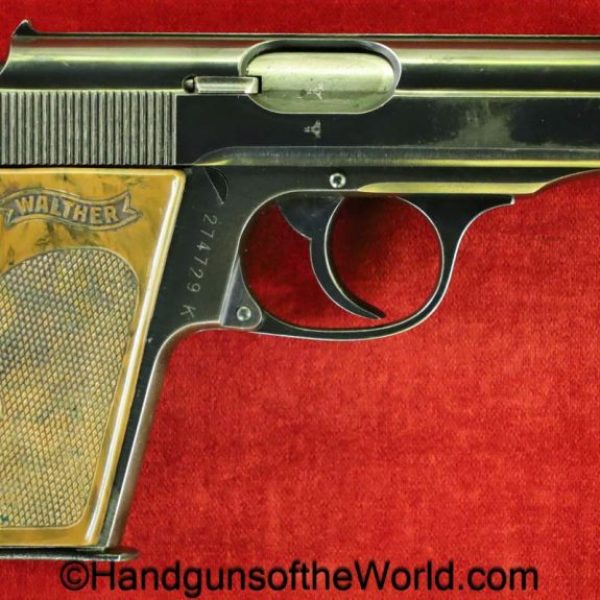 Walther, PPk, 7.65mm, German, WWII, WW2, handgun, pistol, C&R, collectible, military, 359, E/359, E359, pocket, 7.65, 32, .32, acp, auto, hand gun