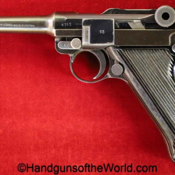 Mauser, P.08, Luger, BYF41, 9mm, German, WWII, WW2, Germany, handgun, pistol, C&R, collectible, P08, P 08, P-08, byf, 41, 1941, byf 41, byf-41, hand gun