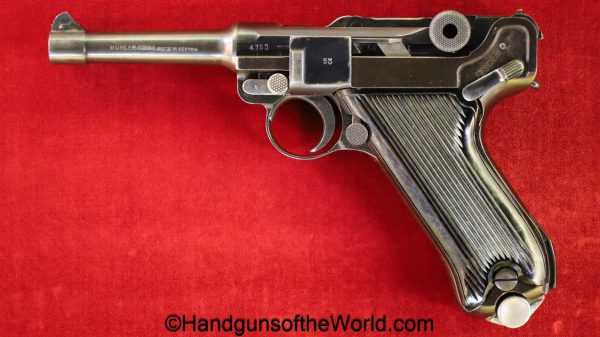 Mauser, P.08, Luger, BYF41, 9mm, German, WWII, WW2, Germany, handgun, pistol, C&R, collectible, P08, P 08, P-08, byf, 41, 1941, byf 41, byf-41, hand gun