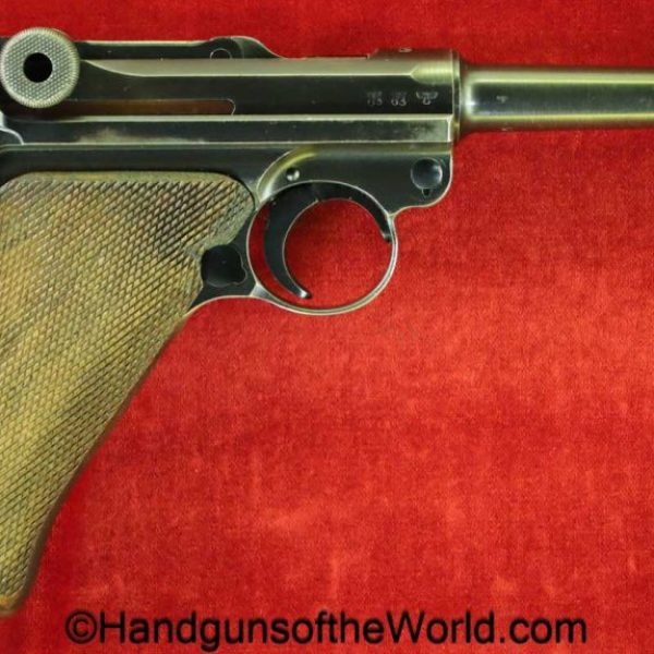 Mauser, P.08, Luger, 42-1939, 9mm, German, WWII, Matching Magazine, Matching Mag, 42, 1939, Germany, WW2, handgun, pistol, C&R, collectible, P08, P 08, P-08