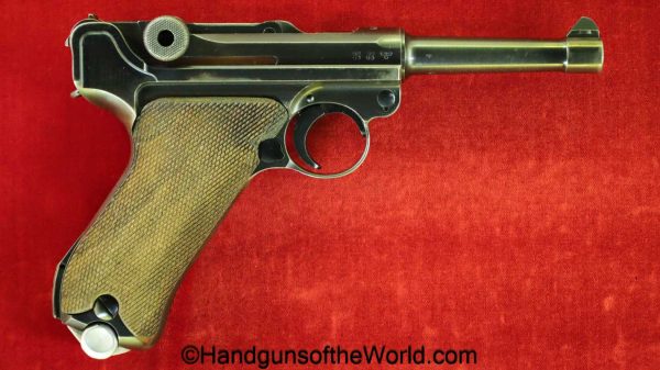 Mauser, P.08, Luger, 42-1939, 9mm, German, WWII, Matching Magazine, Matching Mag, 42, 1939, Germany, WW2, handgun, pistol, C&R, collectible, P08, P 08, P-08