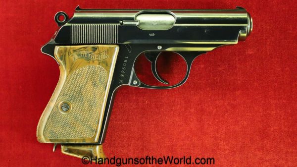 Walther, PPk, 7.65mm, WWII, RFV, WW2, German, Germany, handgun, pistol, C&R, collectible, 7.65, 32, .32, acp, auto, pocket, hand gun, vintage, rare