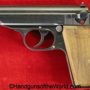 Walther, PP, 7.65mm, Very Late War, German, WWII, AC Slide, AC, WW2, Germany, handgun, pistol, C&R, collectible, Late, Very Late, War, 7.65, 32, .32, acp