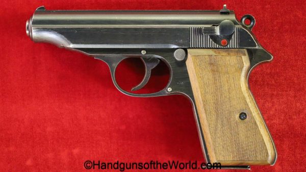 Walther, PP, 7.65mm, Very Late War, German, WWII, AC Slide, AC, WW2, Germany, handgun, pistol, C&R, collectible, Late, Very Late, War, 7.65, 32, .32, acp