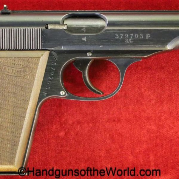 Walther, PP, 7.65mm, Very Late War, German, WWII, AC Slide, AC, WW2, Germany, handgun, pistol, C&R, collectible, Late, Very Late, War, 7.65, 32, .32, acp