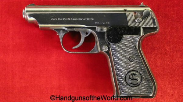 Sauer, 38H, 7.65mm, Early, German, WWII, WW2, Germany, handgun, pistol, C&R, collectible, Pocket, 7.65, 32, .32, acp, auto, hand gun, E/37, E37