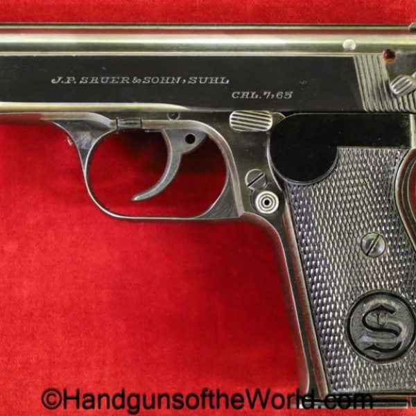 Sauer, 38H, 7.65mm, Police, Eagle C, Full Rig, E/C, Eagle/C, handgun, pistol, C&R, collectible, German, Germany, WWII, WW2, pocket, 7.65, 32, .32, acp, auto