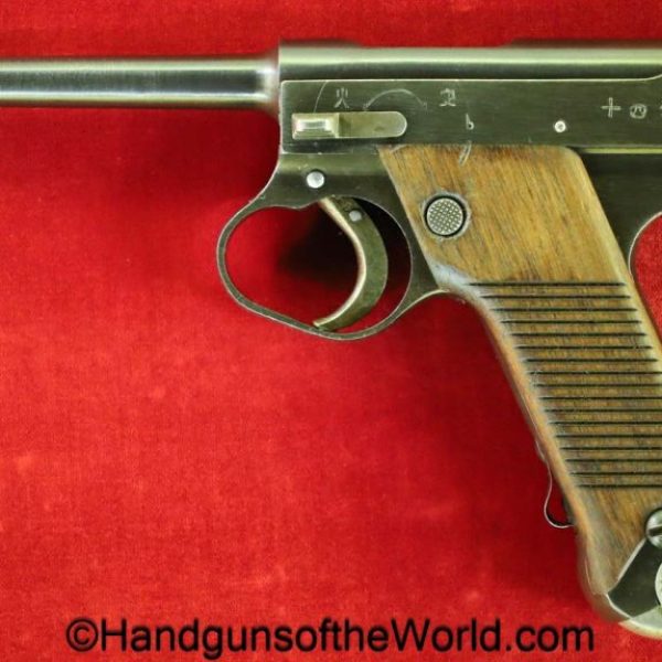 Nambu, Type 14, 18.3, Date, March, 1943, 8mm, Japanese, WWII, WW2, handgun, pistol, C&R, collectible, Japan, Type, 14, hand gun, military