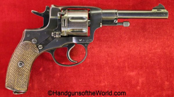 Russian, 1895, Revolver, 7.62mm, Dated, 1943, Fantastic, Nagant, model, handgun, revolver, C&R, collectible, Soviet, WWII, WW2, non-import, non import