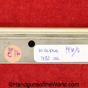 Walther, PPK, .380, Magazine, Clip, Mag, Original, Collectible, Nickel, Factory Nickel, German, Germany, 380, acp, auto, 9mm, Kurz, handgun, pistol