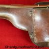 Femaru, P.Mod 37, Holster, WWII, Luftwaffe, Brown, leather, Theuermann, Dropping pattern, JSD, 1942, Eagle 7, original, collectible, German, Germany, WW2